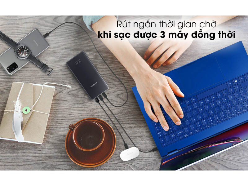 như pin sạc dự phòng Polymer 20.000mAh Type C PD 25W Samsung EB-P5300